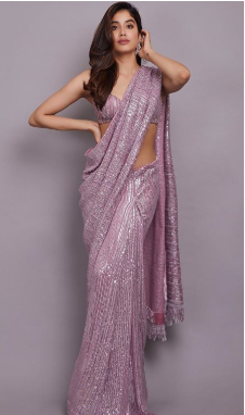 sequin saris